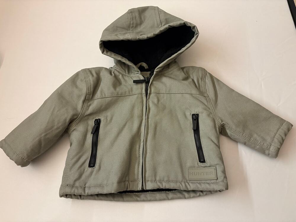 Hunter Baby greatCanvas Sherpa Lined Hooded Jacket Coat 12M Classic capsule